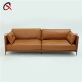 2 Seater Metal Leg Modern Couch