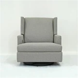 Поворотное тканевое кресло